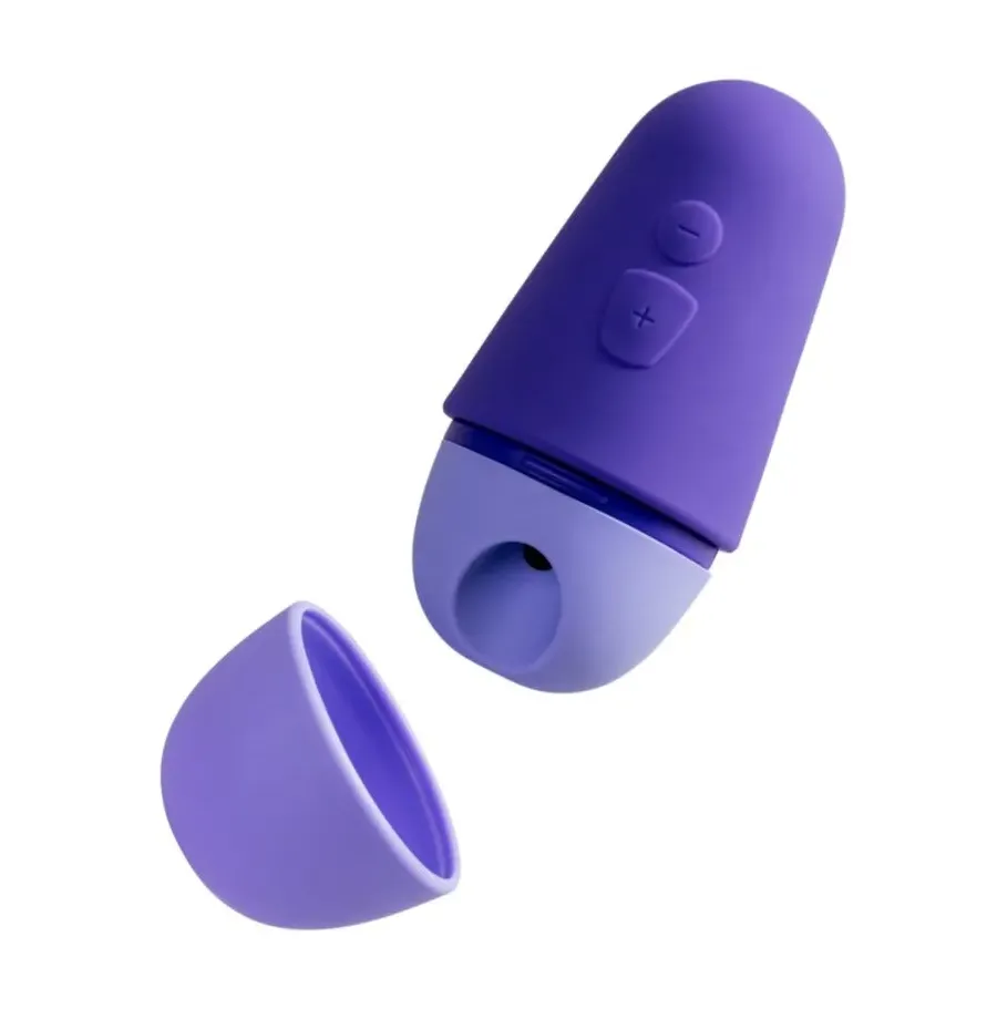 ROMP - STIMOLATORE CLITORIDEO GRATUITO CON COPERCHIO, 10 LIVELLI, RICARICABILE, VIOLA ROMP - STIMOLATORE CLITORIDEO GRATUITO CON COPERCHIO, 10 LIVELLI, RICARICABILE, VIOLA