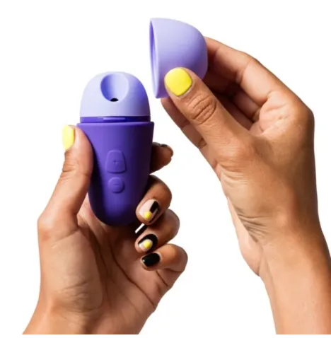 ROMP - FREE X CLITORAL STIMULATOR WITH LID 10 LEVELS RECHARGEABLE PURPLE