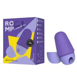 ROMP - KOSTENLOSER X KLITORALSTIMULATOR MIT DECKEL, 10 STUFEN, WIEDERAUFLADBAR, LILA