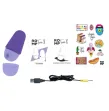 ROMP - STIMOLATORE CLITORIDEO GRATUITO CON COPERCHIO, 10 LIVELLI, RICARICABILE, VIOLA ROMP - STIMOLATORE CLITORIDEO GRATUITO CON COPERCHIO, 10 LIVELLI, RICARICABILE, VIOLA