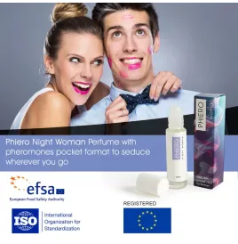 500 COSMETICS - PHIERO NIGHT WOMAN. PARFUM AUX PHÉROMONES EN FORMAT ROLL-ON POUR FEMME