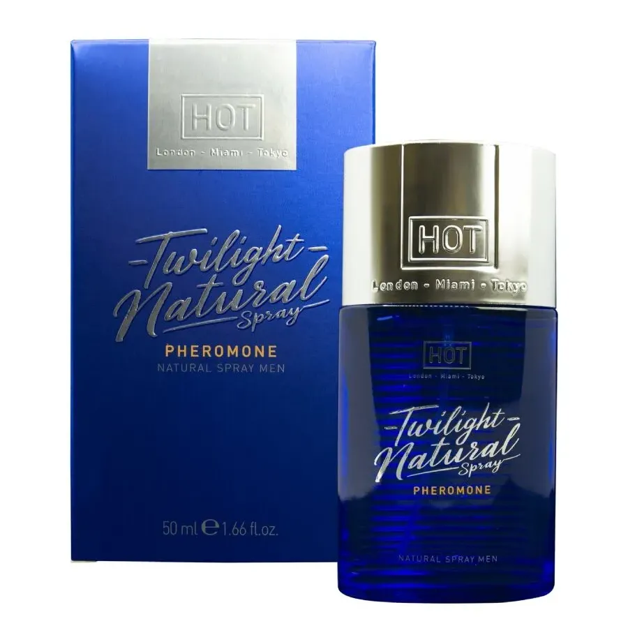 HOT - TWILIGHT SPRAY NATURAL CON FEROMONAS HOMBRE 50 ML HOT - TWILIGHT SPRAY NATURAL CON FEROMONAS HOMBRE 50 ML