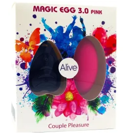 ALIVE - MAGIC EGG 3.0 OEUF VIBRANT TÉLÉCOMMANDE ROSE