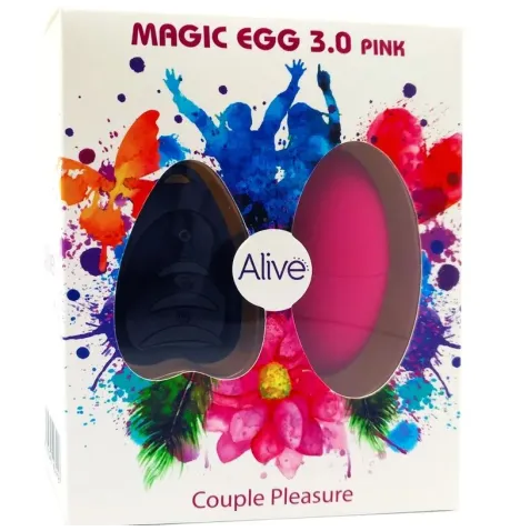 ALIVE - MAGIC EGG 3.0 TELECOMANDO UOVO VIBRANTE ROSA