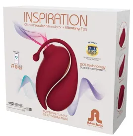 ADRIEN LASTIC - INSPIRATION CLITORIS SUCKER RED VIBRATING EGG - FREE APP
