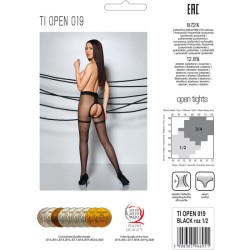 PASSION - TIOPEN 019 SCHWARZE STRUMPFHOSE 1-2 20 DEN