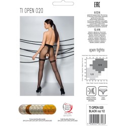 PASSION - TIOPEN 020 BLACK TIGHTS 1-2 20 DEN