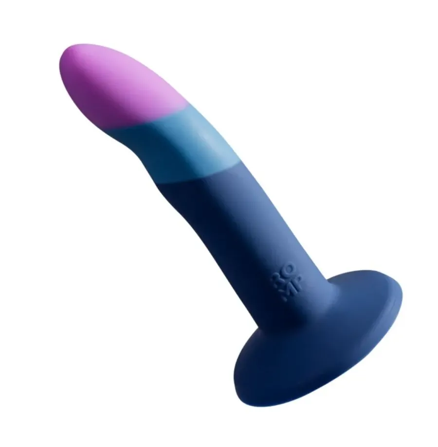 ROMP - DILDO IN SILICONE PICCOLO CON VENTOSA TRICOLORE 14 CM