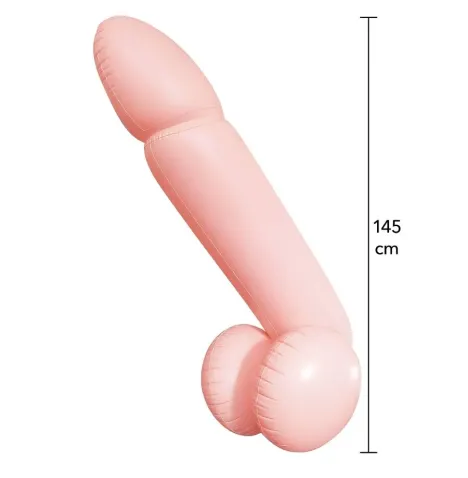 HIDDEN DESIRE - PENE GIGANTE GONFIABILE WILLY 145 CM