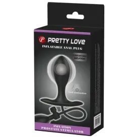 PRETTY LOVE - PLUG ANALE GONFIABILE NERO