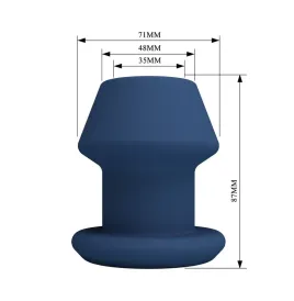 MR PLAY - JACK BLUE PLUG ANALE CAVO IN SILICONE TAGLIA M