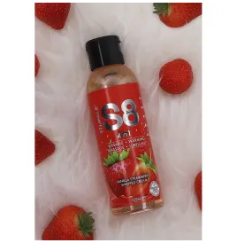 STIMUL8 - S8 LUBRIFICANTE 4 IN 1 AL DESSERT ALLA FRAGOLA 125 ML