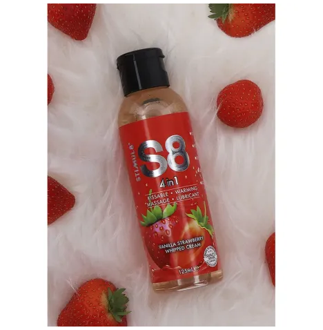 STIMUL8 - S8 LUBRIFIANT DESSERT FRAISE 4 EN 1 125 ML