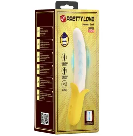 PRETTY LOVE - BANANA GEEK SUPER POWER 7 VIBRATIONS UPandDOWN SILICONE NOIR