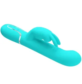 PRETTY LOVE - COALE RABBIT VIBRATOR PERLEN AQUAGRÜN