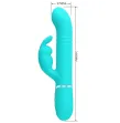 PRETTY LOVE - VIBRATEUR COALE RABBIT PERLES VERT AQUA PRETTY LOVE - VIBRATEUR COALE RABBIT PERLES VERT AQUA