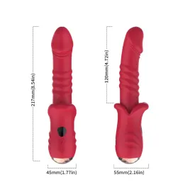 ARMONY - POINT A DILDO VIBRATORE STIMOLANTE ROSSO