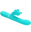 PRETTY LOVE - MULTIFUNCTION RABBIT VIBRATOR 4 IN 1 BUTTERFLY AQUA GREEN PRETTY LOVE - MULTIFUNCTION RABBIT VIBRATOR 4 IN 1 BUTTERFLY AQUA GREEN