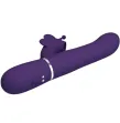 PRETTY LOVE - VIBRATORE MULTIFUNZIONE RABBIT 4 IN 1 FARFALLA VIOLA PRETTY LOVE - VIBRATORE MULTIFUNZIONE RABBIT 4 IN 1 FARFALLA VIOLA