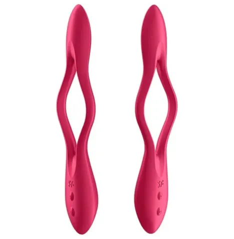 SATISFYER - MULTI VIBRATORE ELASTIC JOY ROSSO