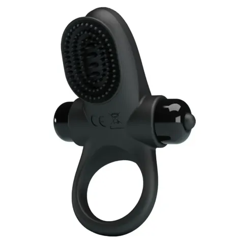 PRETTY LOVE - VIBRATORRING II FÜR DEN SCHWARZEN PENIS