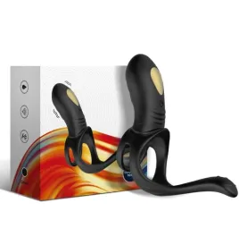 ARMONY - JOY JUMPER RING VIBRATOR FOR COUPLES and ANAL PLUG BLACK