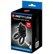 PRETTY LOVE - PASSIONATE RING DOUBLE ANNEAU VIBRANT STIMULATEUR DE CLITORIS NOIR PRETTY LOVE - PASSIONATE RING DOUBLE ANNEAU VIBRANT STIMULATEUR DE CLITORIS NOIR