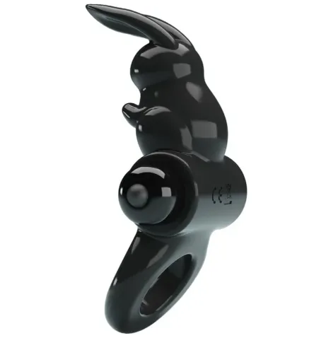 PRETTY LOVE - EXCITING RING RABBIT VIBRATOR RING 10 VIBRATIONS BLACK