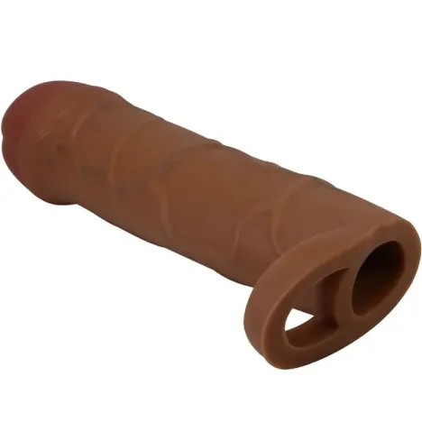 PRETTY LOVE - MANCHON DE PÉNIS POUR OIGNON AVEC EXTENSION DE 2,5 CM MULATTO