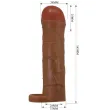 PRETTY LOVE - BUNION PENIS SLEEVE WITH 2.5 CM EXTENSION MULATTO PRETTY LOVE - BUNION PENIS SLEEVE WITH 2.5 CM EXTENSION MULATTO