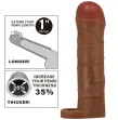 PRETTY LOVE - GUAINA PER PENE BUNION CON ESTENSIONE 2,5 CM MULATTO PRETTY LOVE - GUAINA PER PENE BUNION CON ESTENSIONE 2,5 CM MULATTO