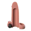 FANTASY X-TENSIONS - VIBRANTE REALISTICO MANICOTTO PER PENE DA 5 CM, BEIGE FANTASY X-TENSIONS - VIBRANTE REALISTICO MANICOTTO PER PENE DA 5 CM, BEIGE