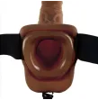 FETISH FANTASY SERIES - SANGLE CREUSE 9 AVEC BOULES 22.9CM MARRON FETISH FANTASY SERIES - SANGLE CREUSE 9 AVEC BOULES 22.9CM MARRON