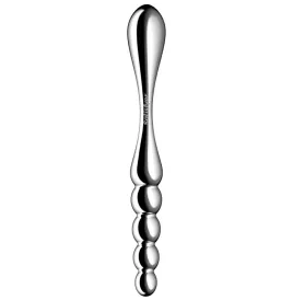 SATISFYER - STAR FORCE 1 GODEMICHET DOUBLE EN ACIER INOXYDABLE
