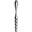 SATISFYER - STAR FORCE 1 GODEMICHET DOUBLE EN ACIER INOXYDABLE SATISFYER - STAR FORCE 1 GODEMICHET DOUBLE EN ACIER INOXYDABLE