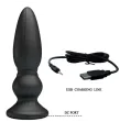 MR PLAY - VIBRADOR POTENTE CONTROL REMOTO ANAL PLUG NEGRO MR PLAY - VIBRADOR POTENTE CONTROL REMOTO ANAL PLUG NEGRO