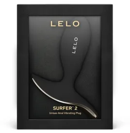 LELO - SURFER 2 UNISEX ANAL VIBRATING PLUG BLACK