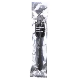 ALL BLACK - DOCCIA ANALE IN SILICONE SISTEMA STOPPER 27 CM