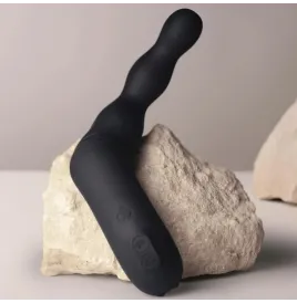 ROCKS- OFF - ADAPT VIBRADOR PROSTÁTICO Y ANAL NEGRO