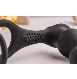 ROCKS-OFF - RO-ZEN RRO PLUG ANALE CON ANELLO VIBRANTE PER IL PENE NERO