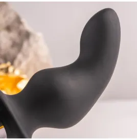 ROCKS-OFF - RO-ZEN RRO ANAL PLUG MIT VIBRIERENDEM PENISRING SCHWARZ