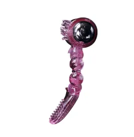BAILE - SILICONE RING 10 TONGUE RHYTHMS WITH PINK VIBRATION