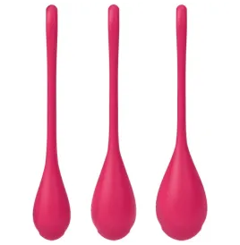 SATISFYER - SET DA ALLENAMENTO YONI POWER 1 ROSSO