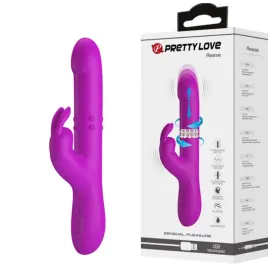 PRETTY LOVE - VIBRATEUR REESE AVEC ROTATION VIOLET
