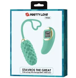 PRETTY LOVE - VIVIAN GREEN REMOTE CONTROL VIBRATING EGG