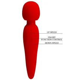 PRETTY LOVE - MEREDITH MASSAGER 12 VIBRATION MODES RED