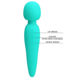 PRETTY LOVE - MASSEUR MEREDITH 12 MODES DE VIBRATION VERT AQUA