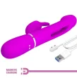 PRETTY LOVE - VIBRATORE DEJON RABBIT 3 IN 1 MULTIFUNZIONE FUCSIA