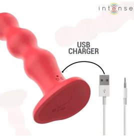 INTENSE - CODY VIBRATOR MIT SAUGNÄPFEN ROTE FERNBEDIENUNG