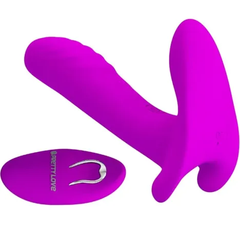 PRETTY LOVE - MASSEUR and VIBRATEUR 12 VIBRATIONS TÉLÉCOMMANDE VIOLET
